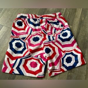 Lands End Umbrella Swim Trunks Kids 6-7